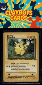 Pikachu Jungle Pokemon 60/64 Vintage Common Near Mint or Better - Bild 1 von 2