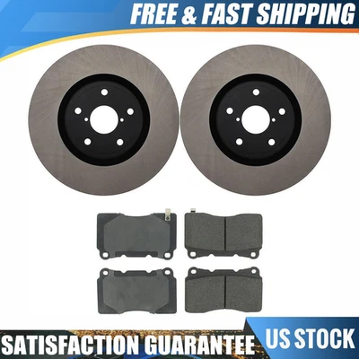 Pastillas de freno delanteras y rotores Centric para Subaru WRX STI 2017 2016 2015 2014 2013 Foto 1 de 4