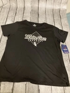 NWT Women’s Fanatics Chicago White Sox Tshirt Black 2XL SS XXL - Picture 1 of 11