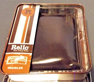 Relic Men’s Wallet Brown Leather TRI-FOLD  Bifold NIB - Image 1 of 4
