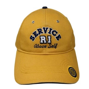 Cappello Service RI Sopra Self Slideback Giallo Taglia Unica Ricamato 6 Pannelli - Foto 1 di 9