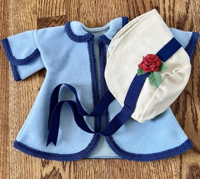 American Girl Doll Kirsten’s Recess Outfit 2006 Retired HTF Coat Bonnet - Image 1 of 4