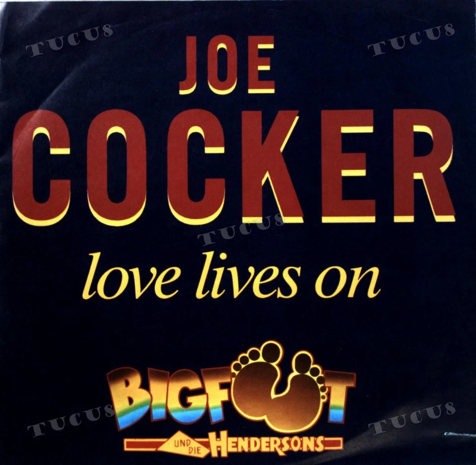 Joe Cocker - Love Lives On 7in 1987 (VG+/VG+) '* - Image 1 of 1