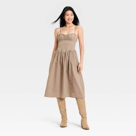 Women's Corset Midi Dress - A New Day