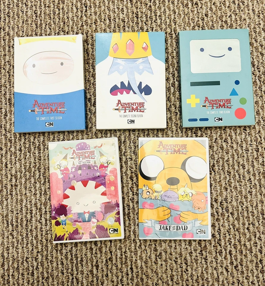 Adventure Time Seasons 1-3 & DVD Collection Lot Foto 1 de 4