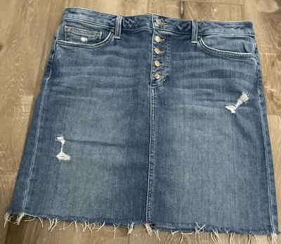 JOE'S ДЖИНСЫ РАЗМЕР 32 W «МЕЛИССА» БЕДСТВИЯ СТИЛЬ JEAN ЮБКА ОТЛИЧНОМ PRE-OWN - Изображение 1 из 4