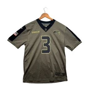 Nike Russell Wilson Seattle Seahawks 2021 Salute To Service NFL PA Jersey XL - Picture 1 of 9
