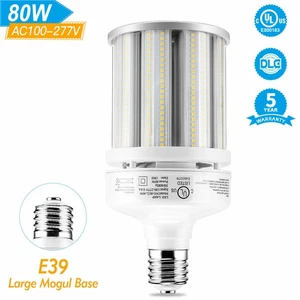 80W Retrofit LED Corn Bulb Light E39 Base 5000K Replace 400W MH HPS HID DLC&UL. - Picture 1 of 10