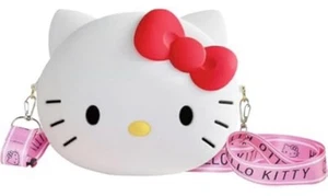 Hello Kitty 3D Silikon Schultertasche Umhängetasche Neu - Bild 1 von 8