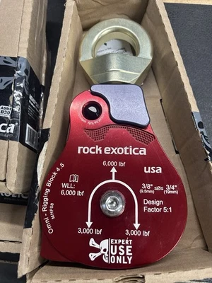Rock Exotica 4.5’’ Omni Block MHP58 Material Handling Pulley - Image 1 of 4