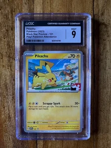 POKEMON TCG - BLACK STAR PROMO - PIKACHU 101 - CGC 9 - Imagen 1 de 2