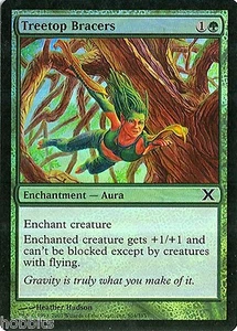 MTG - 10th Edition - Treetop Bracers - Foil - NM - Picture 1 of 1