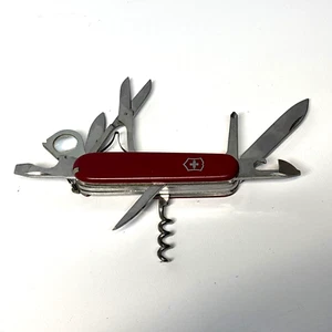 Victorinox Explorer Large 91mm Style Swiss Army Knife Multi Tool Red - Picture 1 of 11