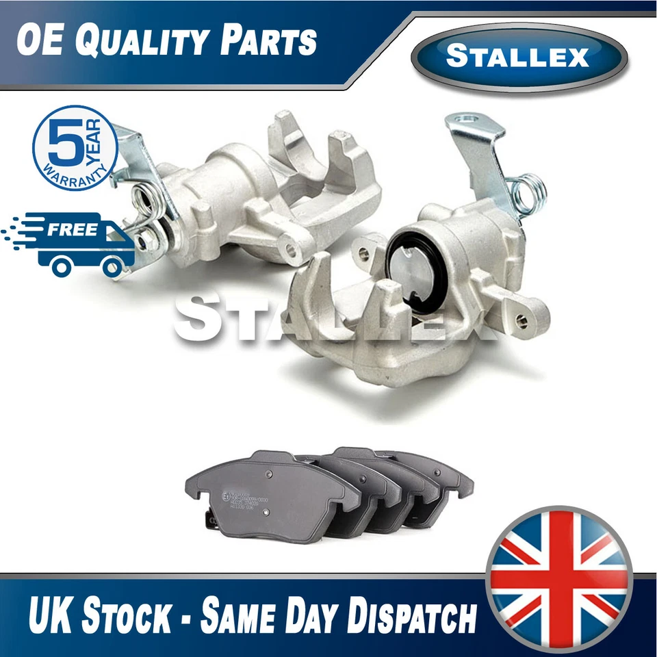 Se adapta a pinzas de freno Fiat Punto 2012- Punto Evo 2008-2012 + pastillas para el establo trasero Foto 1 de 1