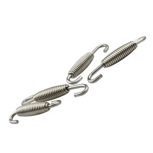 4 Pieces 55mm Exhaust spring Pipe Muffler Springs Swivel 55mm Motorcycle A - Picture 1 of 10