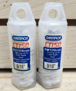 Lotto di 2 - Taglierina anulare con punta in carburo Champion CT150 9/16" - Foto 1 di 2