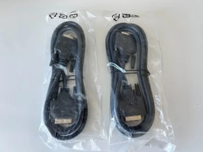 2× DVI-D Dual Link Male-to-Male Cable 6 ft AWM 20276 80 °C 30 V VW-1 - Image 1 of 4