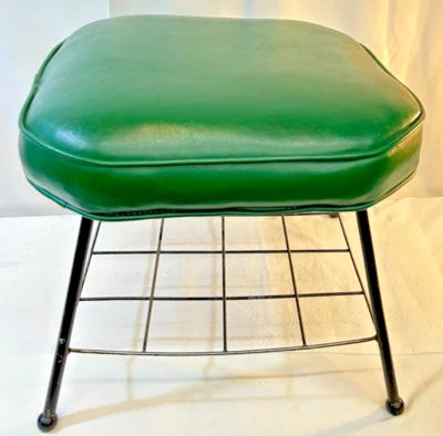 Classic Atomic Mid-Century Foot Stool - Image 1 of 4