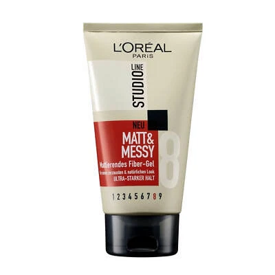 150ml Loreal Matt & Messy Matierendes Fiber Gel für einen zerzausten halt 8 - Bild 1 von 3