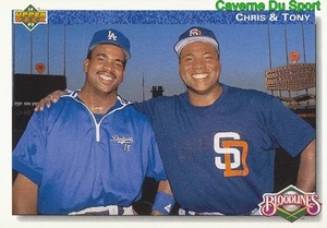 083 CHRIS GWYNN TONY GWYNN LOS ANGELES DODGERS BASEBALL CARD UPPER DECK 1992 - Bild 1 von 1
