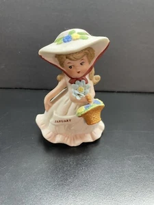 Vintage Porcelain January Figurine - Picture 1 of 3