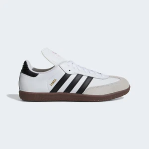 Zapatillas Adidas SAMBA CLASSIC 772109 Run Blanco/Negro/Correr Blanco Marrón Suela - Imagen 1 de 6