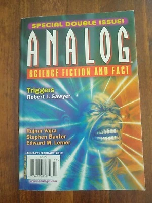 Analog Science Fiction and Fact Jan/Feb, 2012 signed by Robert J. Sawyer - Image 1 of 4