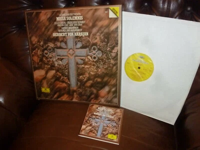 Beethoven Missa Solemnis, Cuberli Schmidt, Karajan, DG Digital 419166-1 LP 1986 - Bild 1 von 2