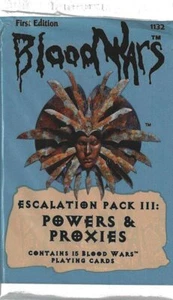 1995 1st Edition Blood Wars Escalation Pack II Factols & Factions Sealed Booster - Imagen 1 de 1