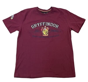 GWCC Herren Größe Large Harry Potter Gryffindor Quidditch Team besticktes T-Shirt - Bild 1 von 6