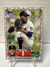 2023 Topps Holiday Metallic SIMEON WOODS RICHARDSON ROOKIE Card H75 Twins
