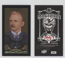 2011 Upper Deck Goodwin Champions Mini Black Magician Back /9 Cap Anson #119 HOF