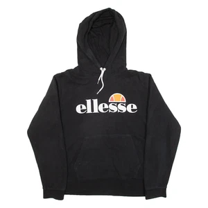 ELLESSE Womens Black Hoodie UK 14 - Picture 1 of 6