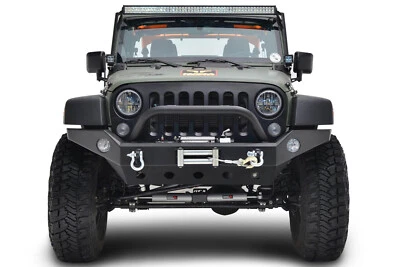 FRONT STEEL BUMPER ALASKA PARAMOUNT AUTOMOTIVE JEEP WRANGLER JK 2007-2018