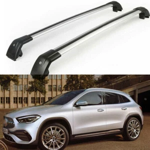 2Pcs Fits for Mercedes Benz GLA H247 2020-2025 Roof Rail Rack Cross Bar Crossbar - Foto 1 di 8