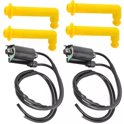 2X Ignition Coil W/ Spark Plug CAP for HONDA Magna 750 VF750 C ST1100 1994-2003 - Image 1 of 4