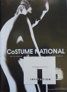 Publicité papier + invitation - advertising paper - Costume National - Picture 1 of 1
