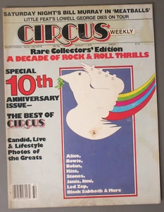 Circus Magazine Aug, 1979 Alice Cooper, David Bowie, Bolan, Stones, KISS Led Zep - Picture 1 of 8