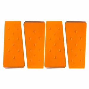 4 Pack 8" Tree Felling Wedge Logging Bucking Falling ABS Plastic (Orange) - Picture 1 of 6