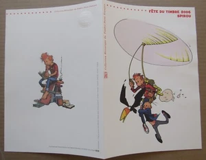 Philatelistisches Dokument 1. Tag: 01 2006 Spirou Doppelseite - Bild 1 von 2