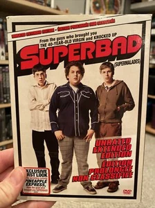 Superbad (DVD, 2007, Canadian; Unrated; Extended Edition) - Foto 1 di 2