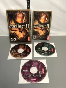 Gothic II (PC CD-ROM, 2003) komplett CIB - 3 Disc Spiele, getestet funktioniert - Bild 1 von 13