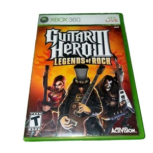 Guitar Hero: III 3 Legends of Rock (Microsoft Xbox 360, 2007) CIB - Picture 1 of 3
