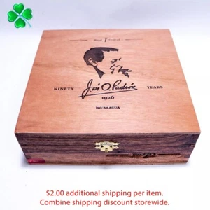 Padrón 1926 Noventa Años Nº Caja de cigarros de madera vacía 90 7,5" x 7,5" x 2,5" - Imagen 1 de 11