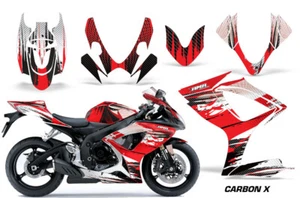 Street Bike Graphics Decals For Suzuki GSXR 600 & 750 2006-2007 CARBONX R - Picture 1 of 2
