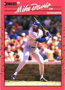 1990 - Donruss --- Mike Davis -- Card # 552 --- Los Angeles Dodgers - Picture 1 of 2