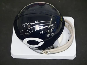 MIKE DITKA SIGNED RIDDELL MINI THROWBACK HELMET INSCRIBED "HOF 88" JSA COA - Picture 1 of 2