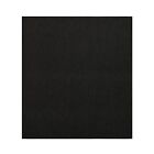 Modern Indoor/Outdoor Commercial Solid Color Rug - Black, 3' x 3', Pet and Ki...