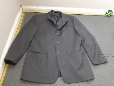 Liz Clairborne Mens Size 40r Gray Wool Suit Jacket #S128 - Image 1 of 4