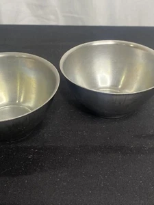 L@@K: Revere Ware Stainless Steel Small Bowls, Set of 2 - Picture 1 of 10